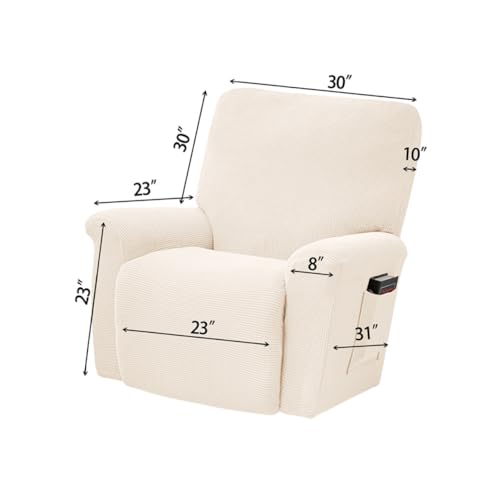 Funda para sillón de masaje blanca para proteger tapicería usada 3