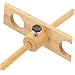BUGUUYO 2holes Adjustable Funnel Stand Rack Lab Tube Holder for School Lab Industrial Experiments Wooden Construction