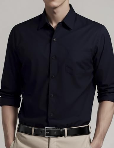 Image of Mens Dress Belt,Mens Leather Belts for Jeans, Belt 1.38 inch Width