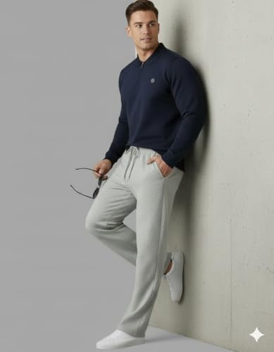 Image of Volex Men Full Sleeve T-Shirt and Jogger Set|Track Suit for Men | Sports Wear Gym Running Jogging Walking Workout Outfit | Full Sleeve T Shirt with Jogger Track Pant Lower