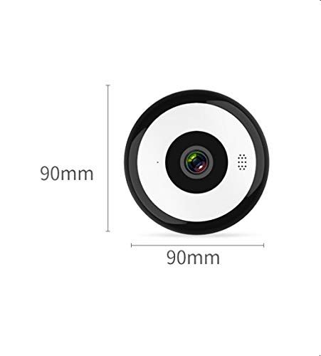 Monitor WiFi De Cámara Panorámica De Techo De 360 ​​Grados Conectado A La Red Inalámbrica Remota del Teléfono Móvil Proyector De Visión Nocturna En Interiores HD