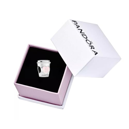 Pandoraa Coffee Cup Charm, 925 Sterling Silver2