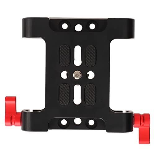 Placa base de montaje de cámara DSLR y soporte de aleación de aluminio para FS7