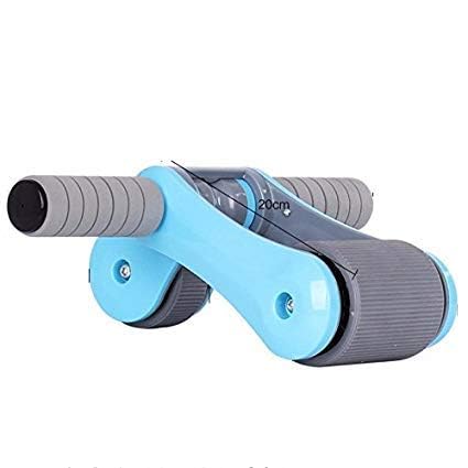ABS Roller Abdominal Exercise Roller-Wheel with Anti Slip handle (Blue)-image-8