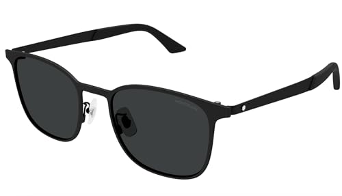 MONTBLANC Men's Casual Rectangular Sunglasses, Colourful, Einheitsgröße