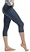 Lush Moda Extra Soft Capri Leggings , Charcoal Yoga Waist , One Size fits Most (XS - XL)