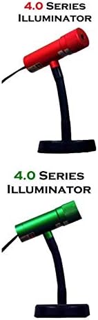 Sparkle Magic Illuminator Holiday 2 Light Set (Red & Green 4.0 Series Illuminators) with Connector Cable which Allows up to 3 Lasers on a Single Transformer.