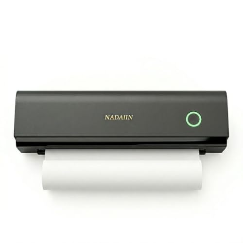 Image of A4 Inkless Printer - N81P Portable Thermal Printer for Wireless Mobile Travel, Supports Letter Mini Printing, Compatible with Android And IOS,Thermal Printer Contains 25 Sheets of Thermal Paper