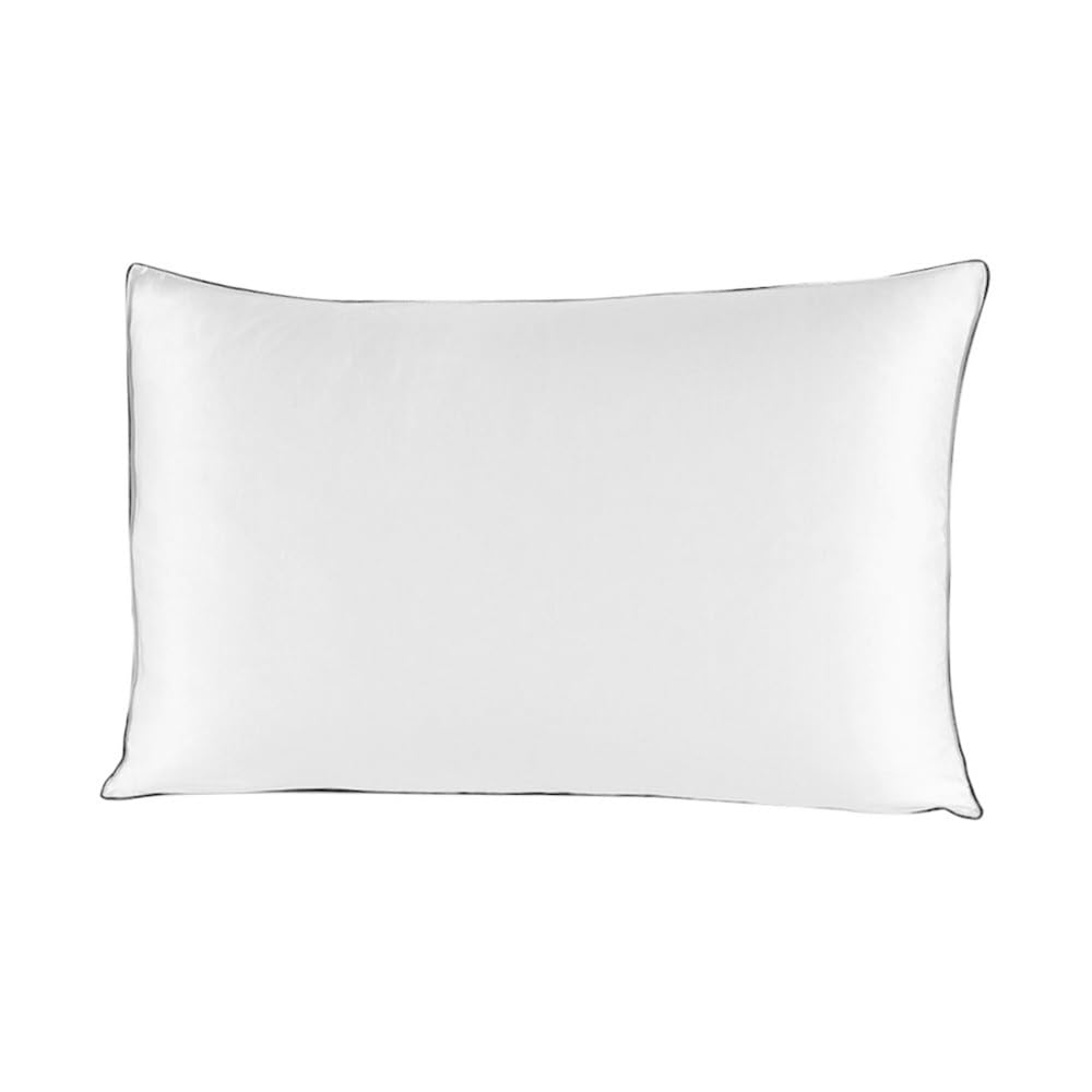 Silky Pillow Covers, Pillowcase Silky Satin Hair Beauty Case Comfortable Breathable Sleep Multicolor(White)