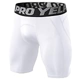 Apfopard 2023 Compression Athlétique Pantalon Court pour Hommes Plain Workout Leggings Running Fitness Collants Sport Taille Haute Cuir Lin Pantalon Lettre Mot Couleur Unie B25-Blanc