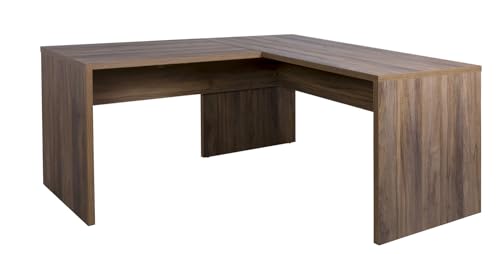 Ampia e Spaziosa: Le dimensioni generose della scrivania (LxAxP): 178,20x74,50x160,50 cm offrono ampio spazio per ospitare i tuoi documenti, laptop e altri accessori da ufficio. Il piano di lavoro è stato progettato per massimizzare l'utilizzo dello spazio, consentendoti di organizzare al meglio il tuo ambiente di lavoro.