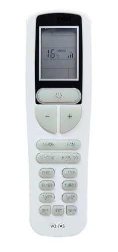 Image of 5 Year Warranty AC Remote Compatible for VOLTAS Split /Window 1.5Ton AC Remote, White (Your Old Remote Must Be Exact Same)