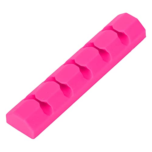 FEYV Gestionnaire de Ligne de données, Large Gamme d'applications Organiser Un Bureau Propre Boucle de Stockage de câble de données pour écouteurs Téléphones pour câbles USB(Rouge) Cover