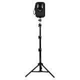 ZEBRONICS PSH01, Projector Tripod Stand, 360° Rotatable, Foldable and Portable Design, Metal Body, 4 Level Height Adjustment, Supports Upto 5kg, Easy to Setup, with 6.35 mm Mounting Screw