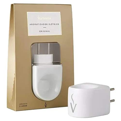 Difusor Aromaterapia Elétrico Porcelana Via Aroma Original