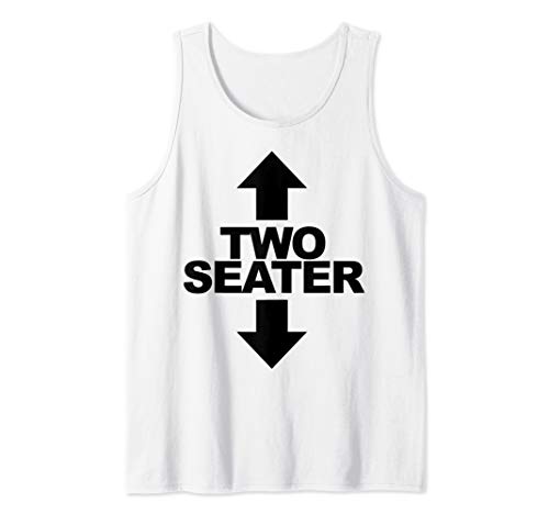 Two Seater Funny Adult Humor Two Seater Tank Top