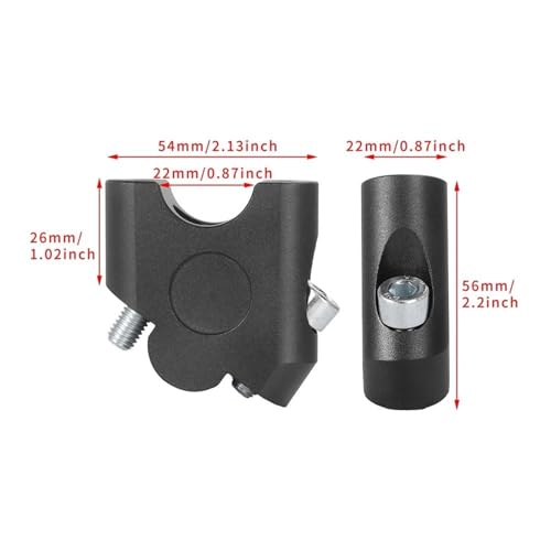 Abrazadera de manillar Tenere 700 XT700Z 2019-2020 adaptador extendido 2