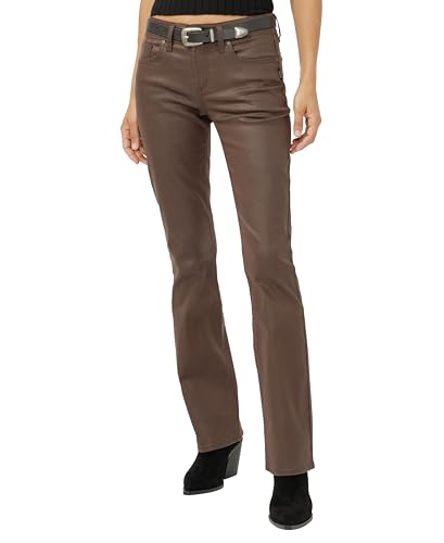 Silver Jeans Co. Womens Suki Mid Rise Slim Bootcut Coated Jeans 32W x 31L
