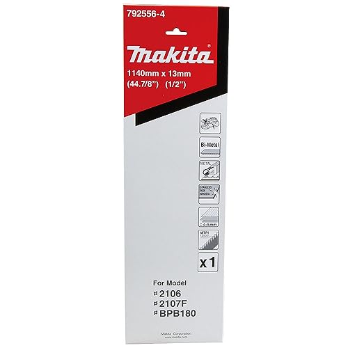 Makita Band Saw Blades 792556-4 for BPB180R and 2107FK, Silver 3 Makita Band Saw Blades 792556-4 for BPB180R and 2107FK, Silver - Image 3
