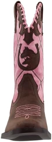 ROPER Kids Girls Lacy Square Toe Casual Boots Mid Calf - Pink - Size 11 M | Image 4