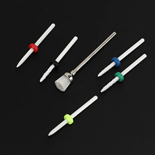 Set de 6 fresas cerámicas para uñas miniatura 4
