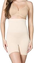 Lilots Women's High Waist Tummy Control Tucker Waist Slimming Shapewear || Long Shapewear with Anti Rolling Strip