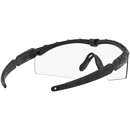 Oakley Mens OO9213 M Frame 2.0 Industrial Rectangular Sunglasses, Matte Black/Clear Polarized, 32 mm - image 4