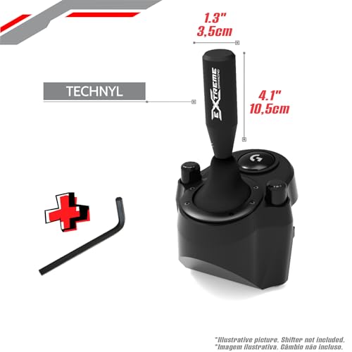 Extreme Simracing Manopla Para Cambio Logitech G25, G27, G29, G920 E Thrustmaster TH8