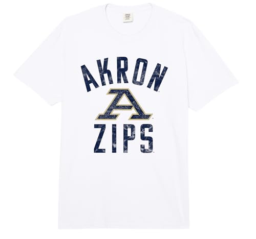 University of Akron Zips Large Comfort Colors Adult Heavyweight T-shirt