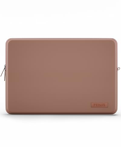 Image of FEDUS MONARC Designer Premium Vegan Leather Laptop Sleeve Bag Case 13.3 inch, Shockproof Office Laptop Cover Pouch Accessories Carrying Bag for MacBook, HP, Dell, Lenovo, Asus for Men & Women