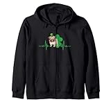 Photo Gallery pug dog heartbeat leprechaun hat shamrock st patricks day felpa con cappuccio Photo Gallery pug dog heartbeat leprechaun hat shamrock st patricks day felpa con cappuccio