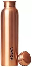 Vapok Pure Copper Water bottle | 100% Pure Copper Water Bottle I Leak Proof & Rust Proof I Copper Bottle for Home, School & Office | Matte Finish (Plain, 1, Piece)