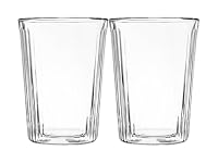 Maxwell & Williams Blend Stripey Double Wall Cup 360ML Set 2 Gift Boxed