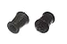2 x Walking Stick Crutch Frame FERRULES Black Rubber 1/2 INCH 12MM ID
