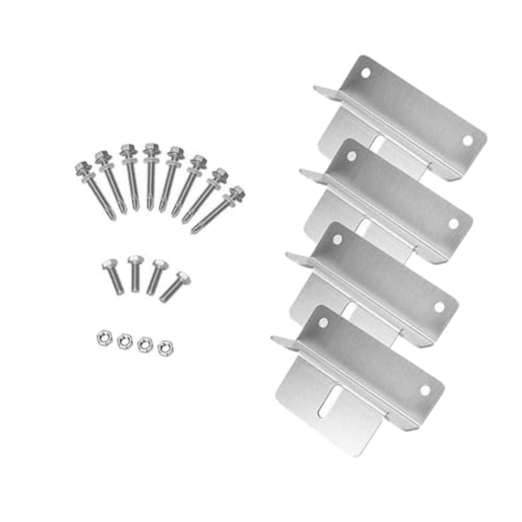 4Pcs Aluminum Alloy Solar Panel Mounting Brackets