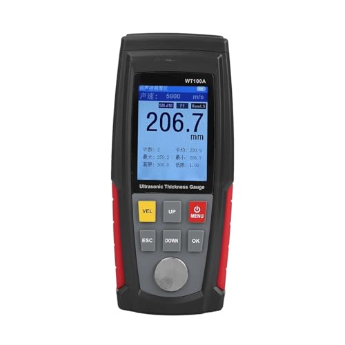 WT100A デジタル超音波厚さ計メーターテスター USB充電 多用途な適用範囲