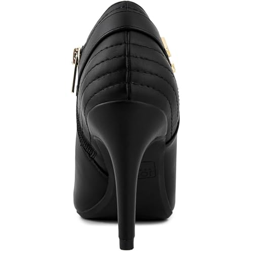 Jones New York Womens KAIELLE Faux Leather Almond toe Booties4