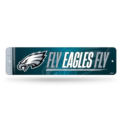 Rico Industries NFL Football Philadelphia Eagles Metall-Straßenschild, 10,2 x 38,1 cm, Heimdekoration, Schlafzimmer, Büro, Männerhöhle Rico Industries NFL Football Philadelphia Eagles Metall-Straßenschild, 10,2 x 38,1 cm, Heimdekoration, Schlafzimmer, Büro, Männerhöhle