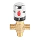 Thermostatisches Mischventil Messing Thermostatsteuerungs Mischwasser Mischerventil Temperatur Rohr Becken