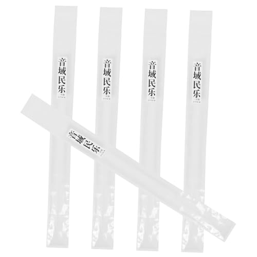 Toddmomy 5pcs Flute Storage Bag Protective Plastic Flute Pouches for Travel Sealed Design for Dust