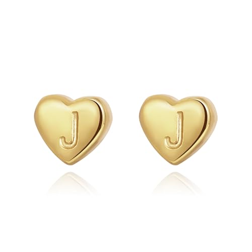 Joo&Rind Orecchini con Lettere in 18K Oro Iniziali Orecchini Donna