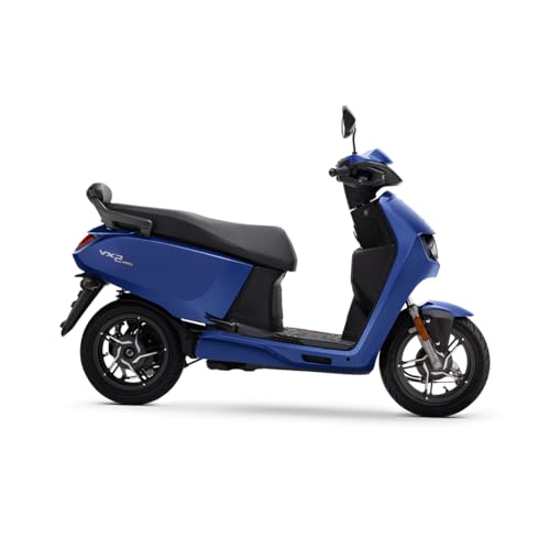 Image of VIDA VX2 Go 3.4 Electric Scooter by HERO MotoCorp, Removable Battery, 142 km IDC Range, 70 km /h Top Speed, Matte Nexus Blue (Ex-Showroom)