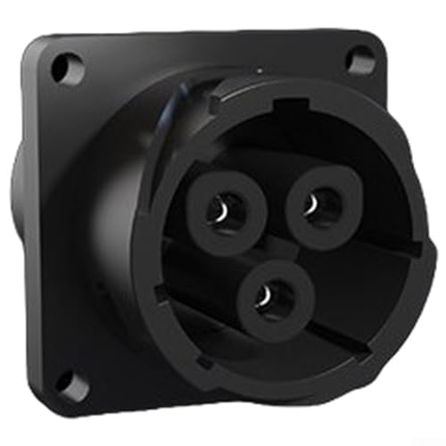 Connecteur aéronautique à 3 broches 80 A 600 V pour systèmes de stockage d'énergie – IP67 étanche, ignifuge, nylon V-0, bornes plaquées argent, connexion rapide