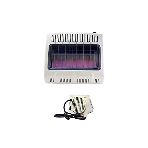 Mr. Heater 30K BTU LP Vent Free Blue Flame Heater with Built In Blower (Liquid Propane)