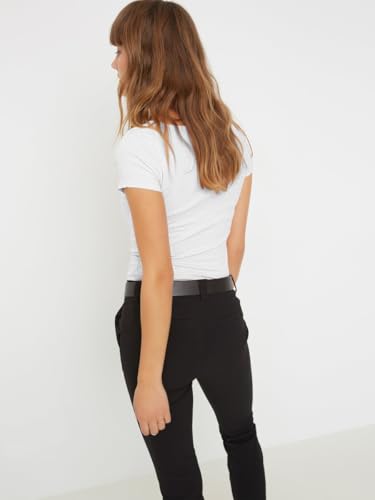 Weißes Damen T-Shirt Vero Moda VMMAXI My Soft SS U-Neck im 3er-Pack