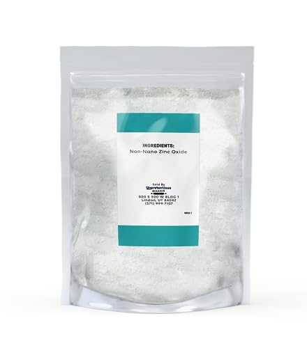 Unpretentious Non-Nano Zinc Oxide, 1 Lb, Pure & Uncoated, Convenient Resealable Bag For Storage #TOP1