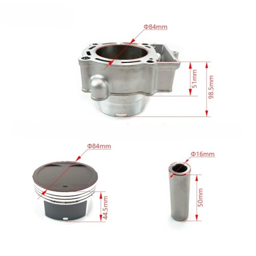 Cilindro de gran diámetro de 84mm para motor NC250CC a 300CC de fundición 4