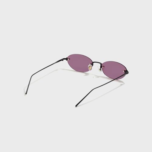 Image of SAM AND MARSHALL DUSK Sunglasses I Rimless I 400UV Protection I Metal Built I Oval Sunglass I Unisex