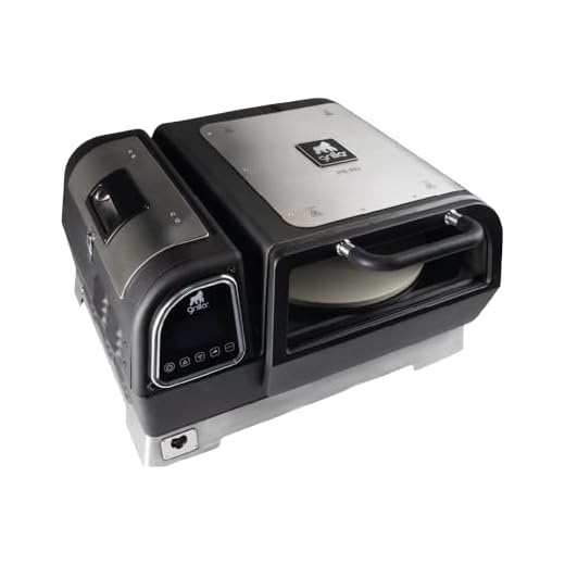 GRILLA Pie-Ro Pellet Pizza Oven with Automatic Rotating Stone, Auger-Fed System, WiFi-Enabled, 800°F High-Heat, Neapolitan Pizzas in Minutes