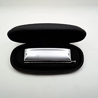 MEIeynt Harmonica, 12 Trous Diatonic Blues Harmonica Key of C, avec Étui Harmonica Orgue à Bouche pour Adultes, Joueur… – Image 2
